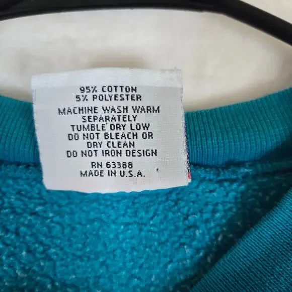 VTG Charlotte Hornets Basketball Sweatshirt Mens Large Logo Athletic 0826 - Picture 8 of 12